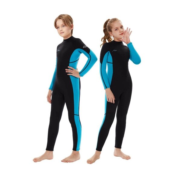 Hevto Wetsuits Kids 3/2mm Neoprene Full Wet Suit Thermal Toddler Youth SZ 4 - Picture 1 of 1